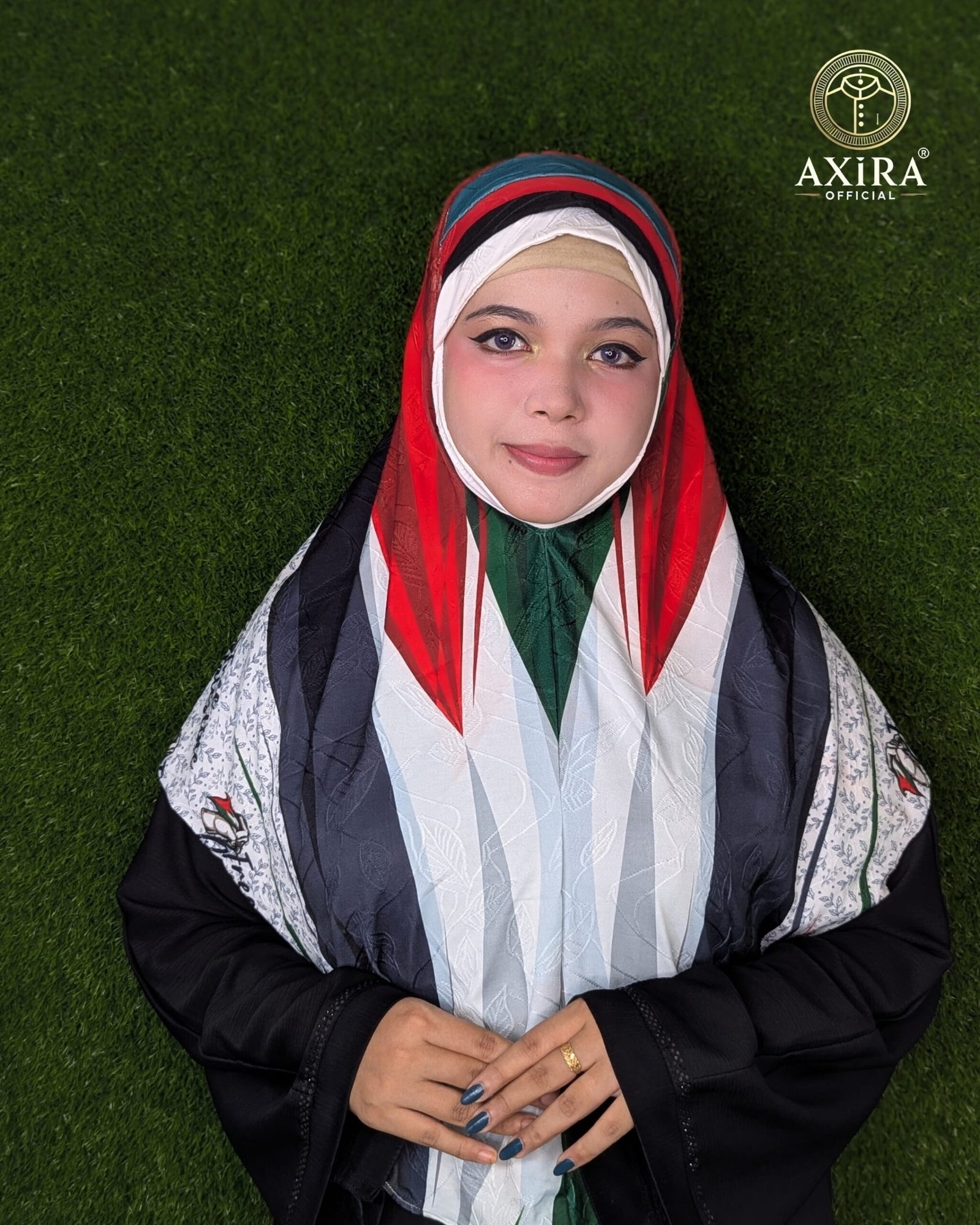 Premium Printed HIjab 🇵🇸 Palestine Printed Ari Hijab 🇵🇸 - Image 1